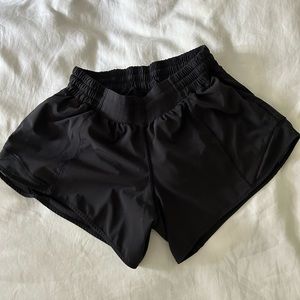 Lululemon running shorts. Hotty high rise